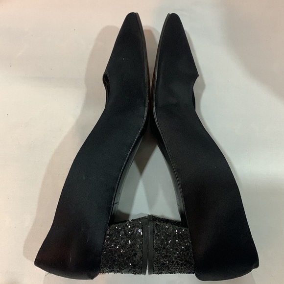 Stuart Weitzman Black Shimmer Heels Pumps - Picture 5 of 7